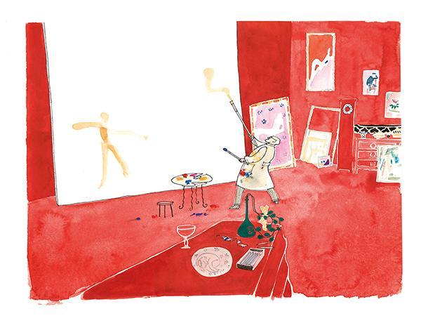 Beispielinhalt (Bild) Monsieur Matisse und seine fliegende Schere