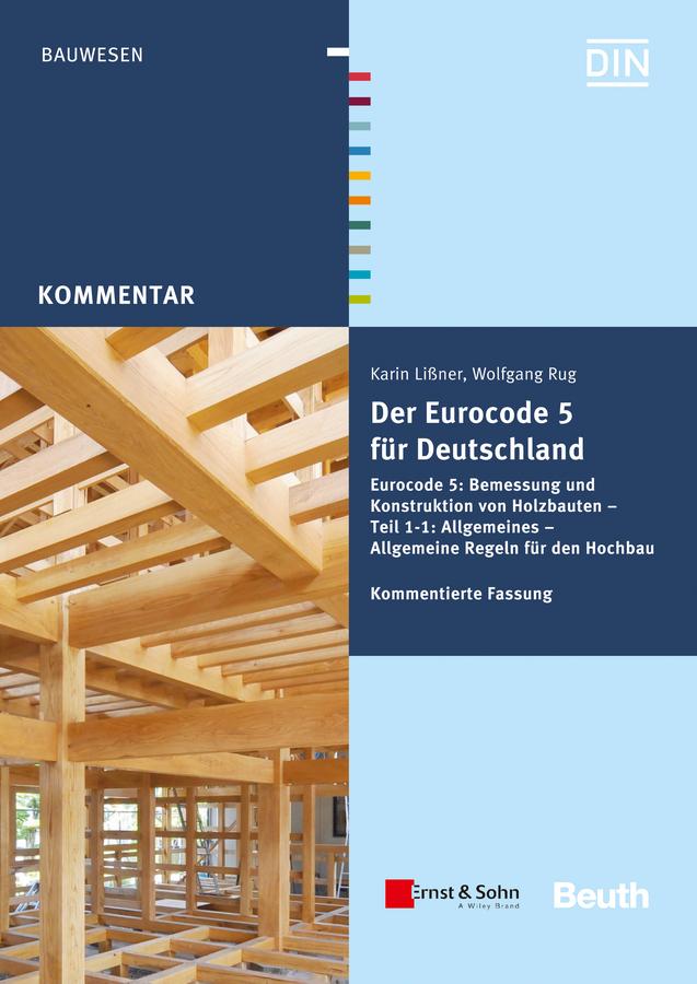 Vorderes Coverbild Der Eurocode 5 für Deutschland