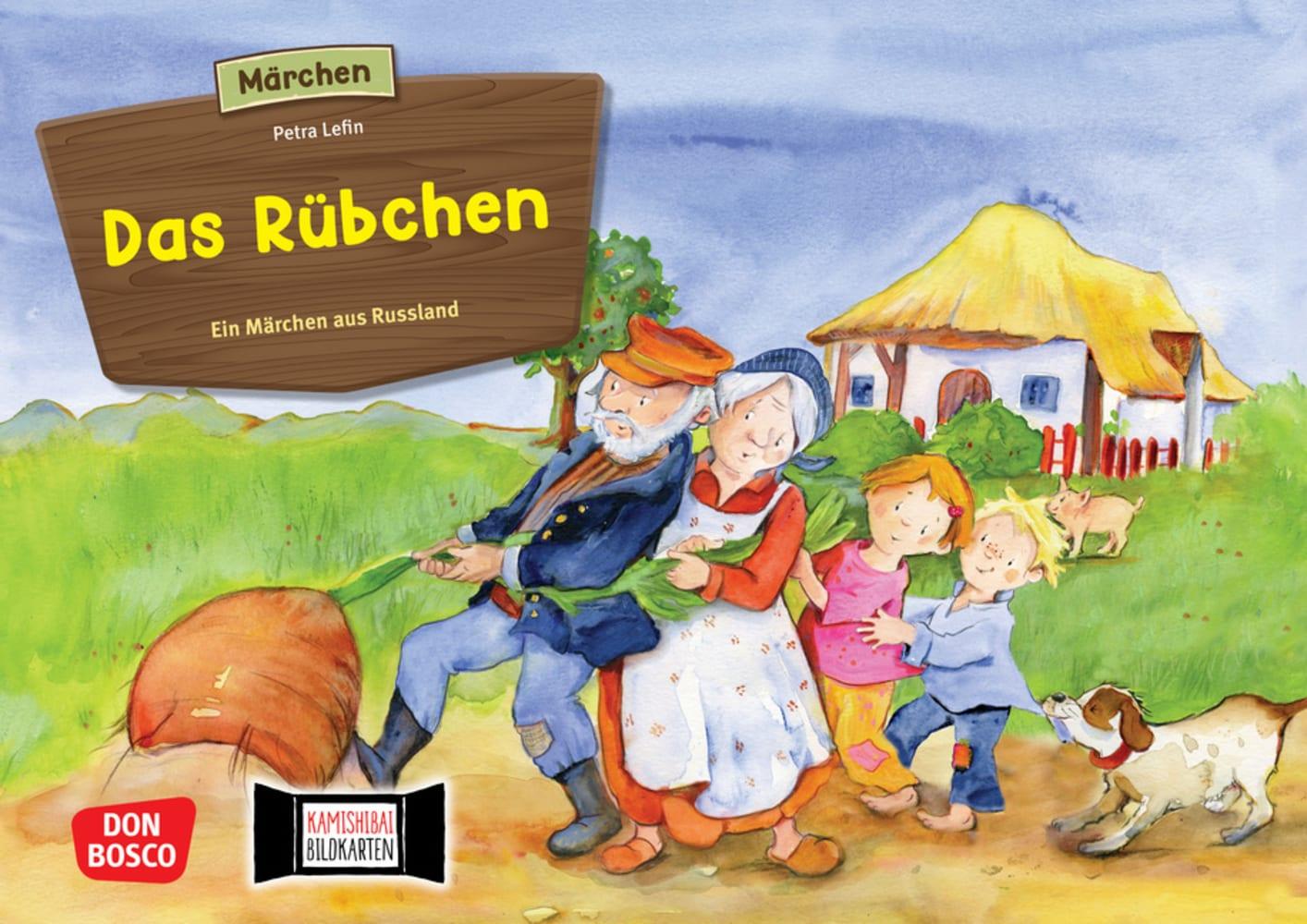 Vorderes Coverbild Das Rübchen. Kamishibai Bildkartenset
