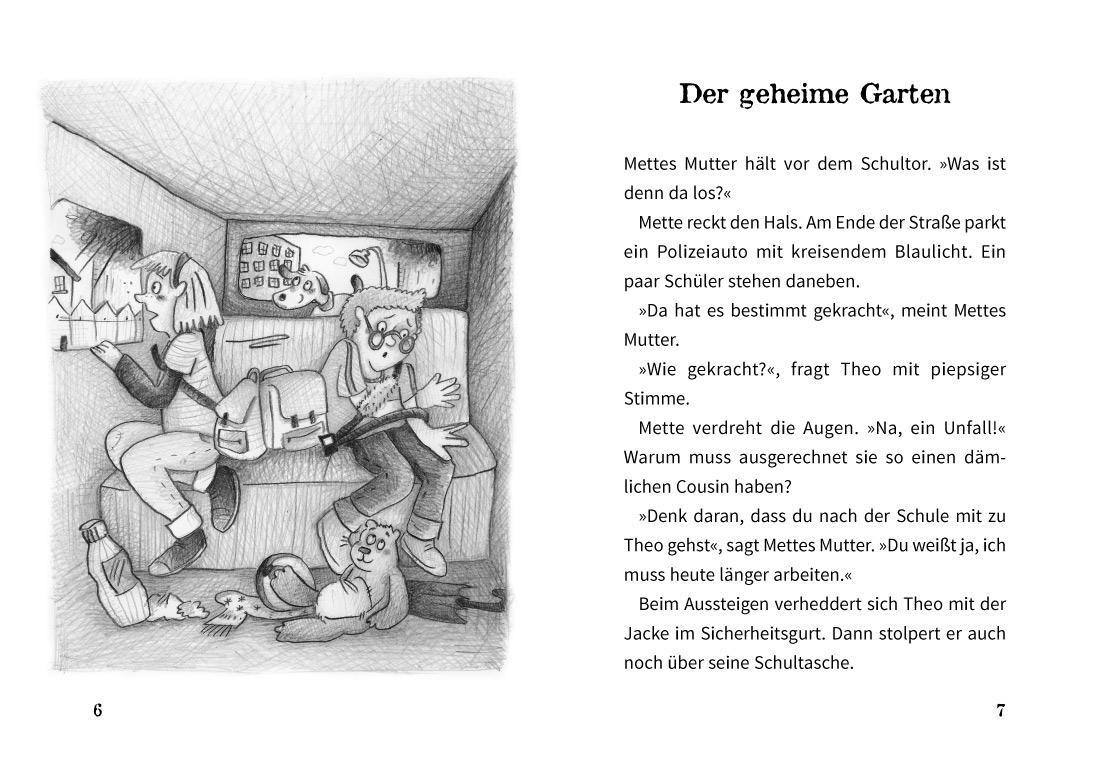 Beispielinhalt (Bild) Almas geheimer Garten - Mit der Hammelmöhre in die Steinzeit