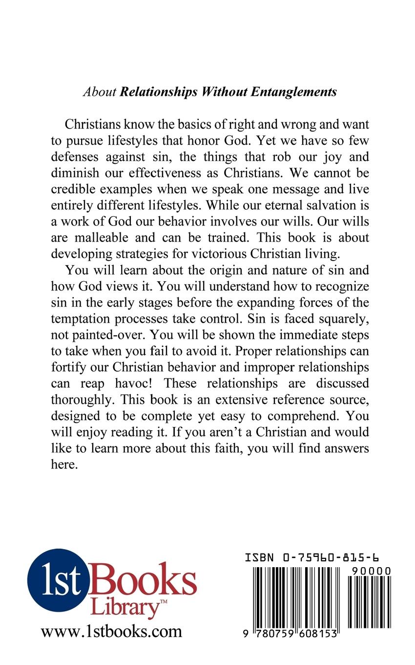 Rückseitencover Relationships Without Entanglements