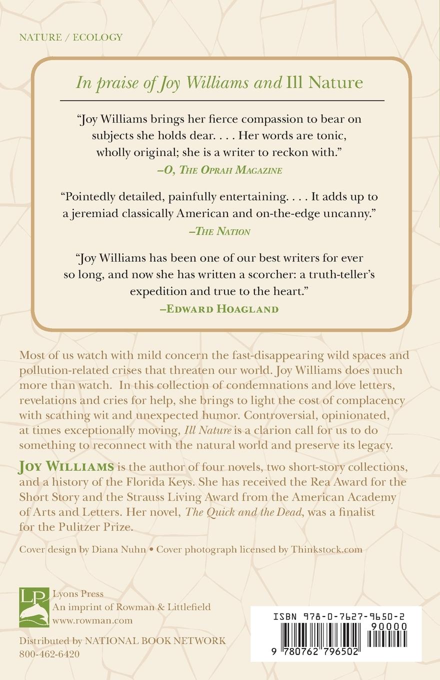 Rückseitencover Ill Nature