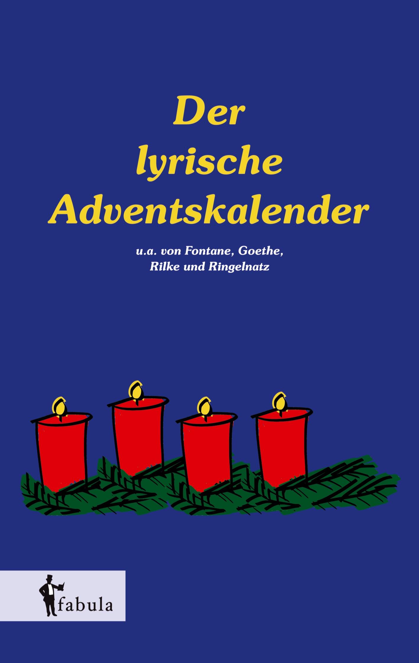 Vorderes Coverbild Der lyrische Adventskalender