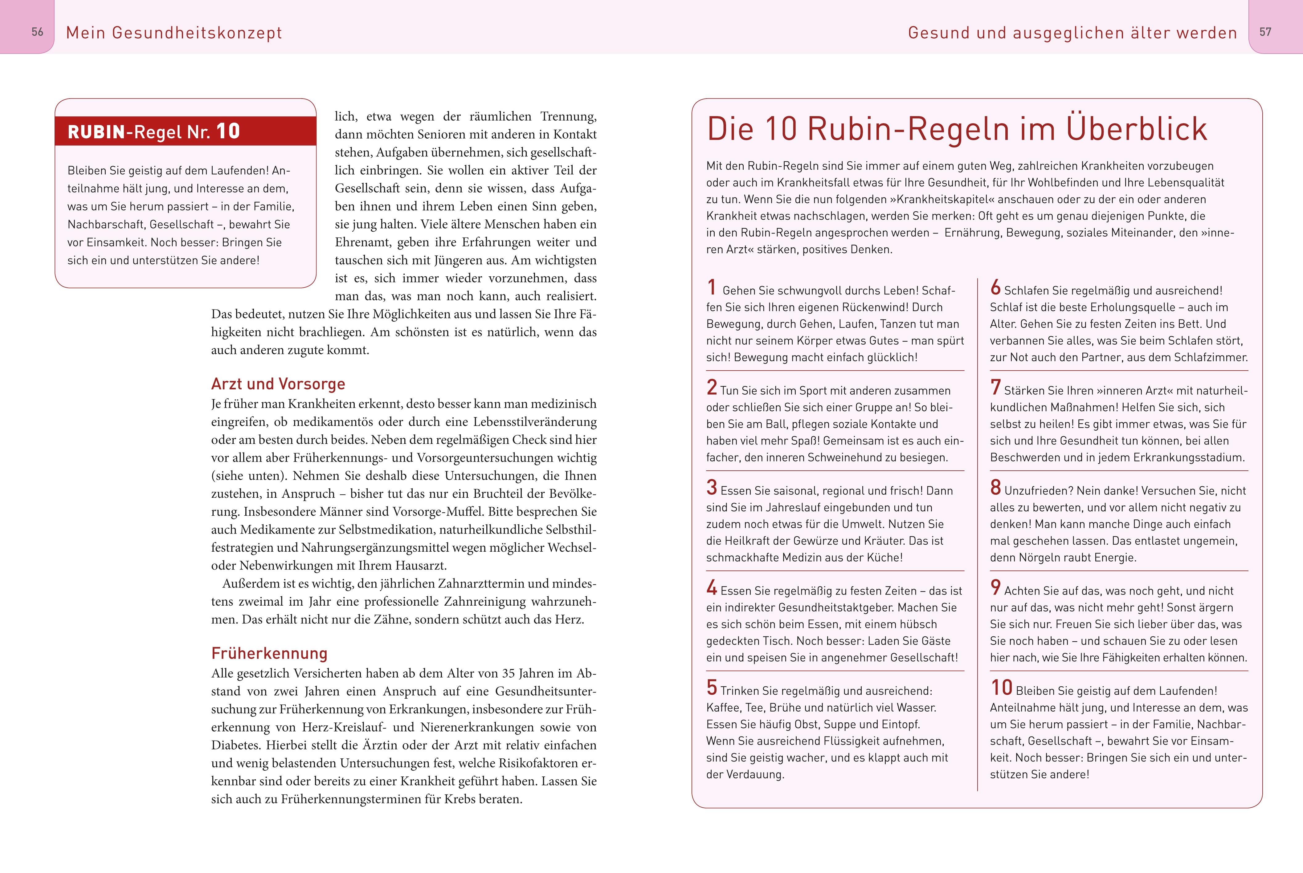 Beispielinhalt (Bild) Meine besten Gesundheits-Tipps fürs Älterwerden