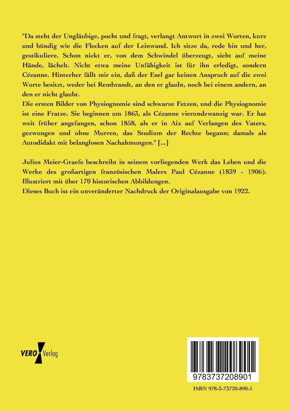 Rückseitencover Cézanne und sein Kreis