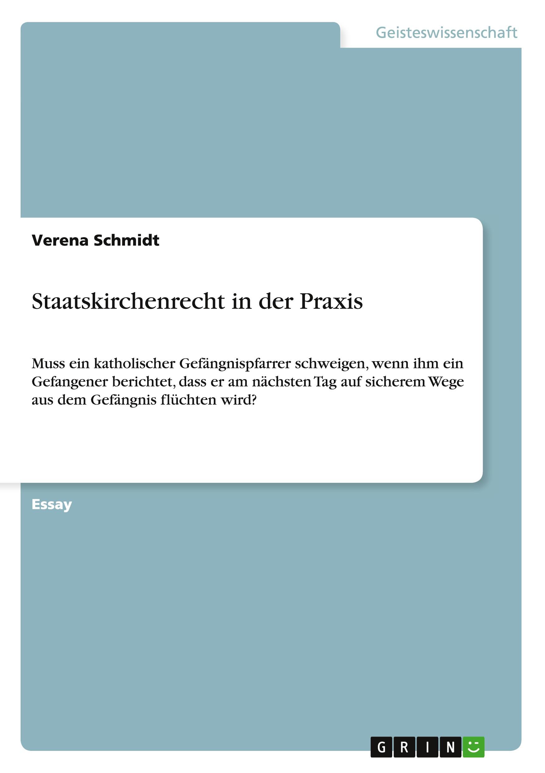Vorderes Coverbild Staatskirchenrecht in der Praxis
