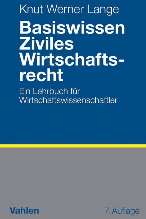 Vorderes Coverbild Basiswissen Ziviles Wirtschaftsrecht
