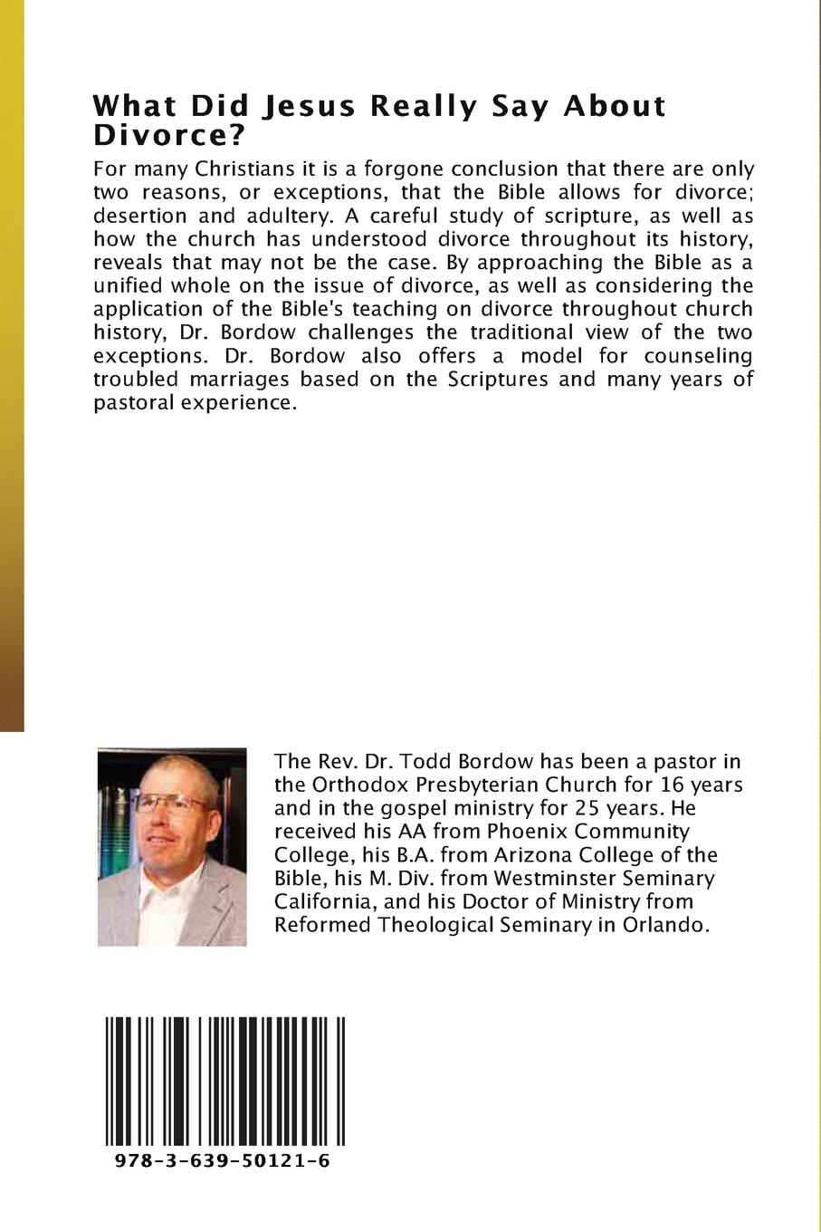 Rückseitencover What Did Jesus Really Say About Divorce?