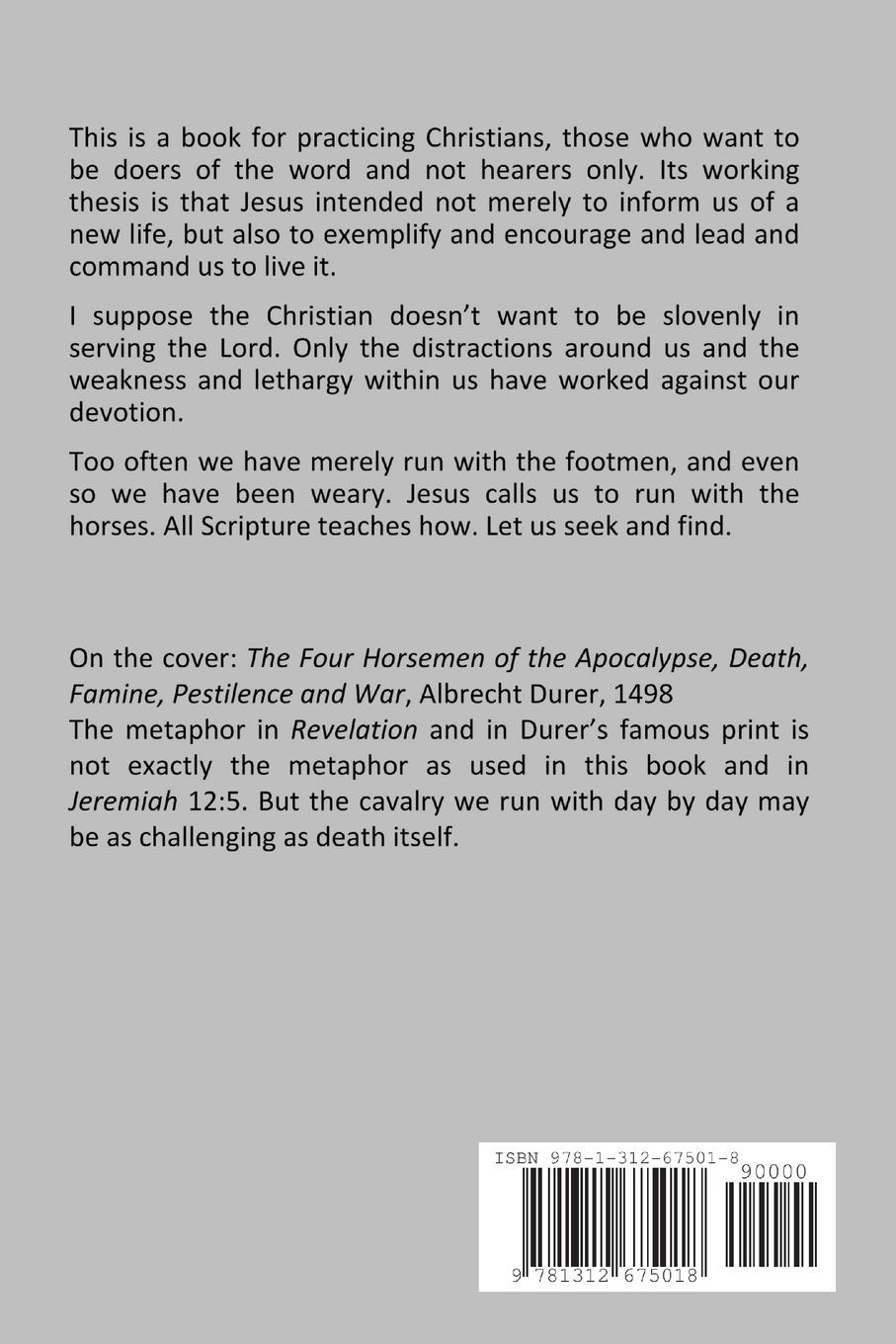 Rückseitencover Running With The Horses