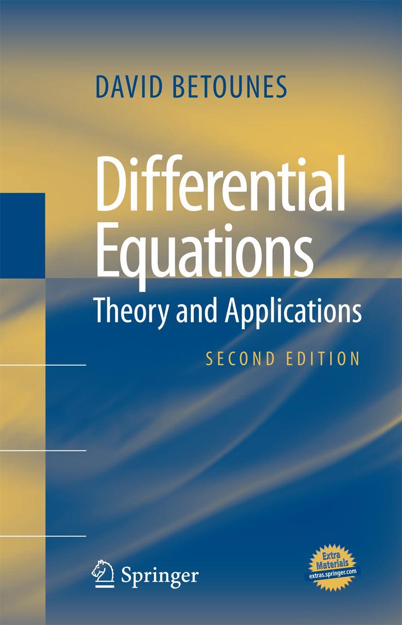 Vorderes Coverbild Differential Equations: Theory and Applications