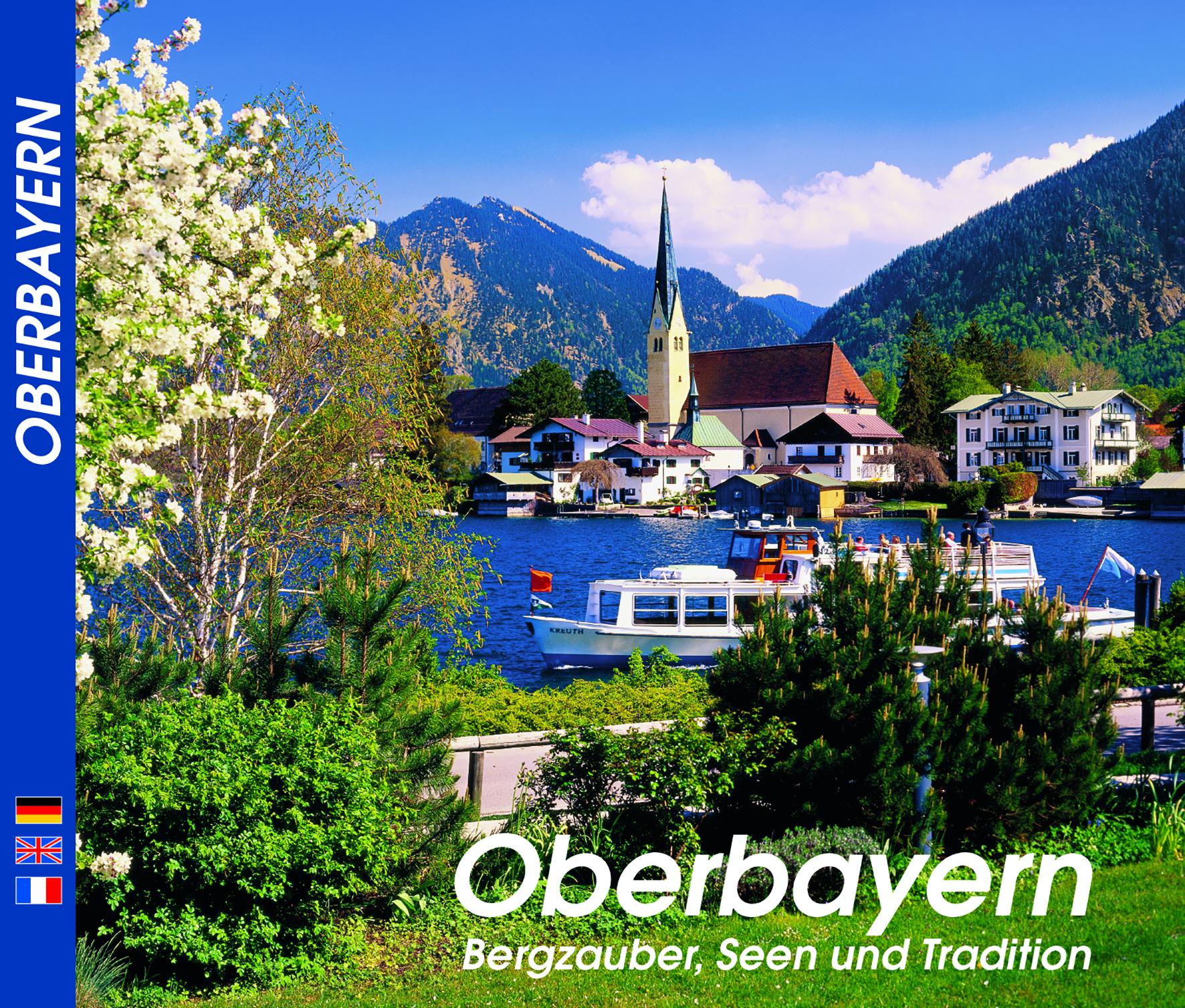 Vorderes Coverbild OBERBAYERN  -   Deutsch - Englisch - Französisch