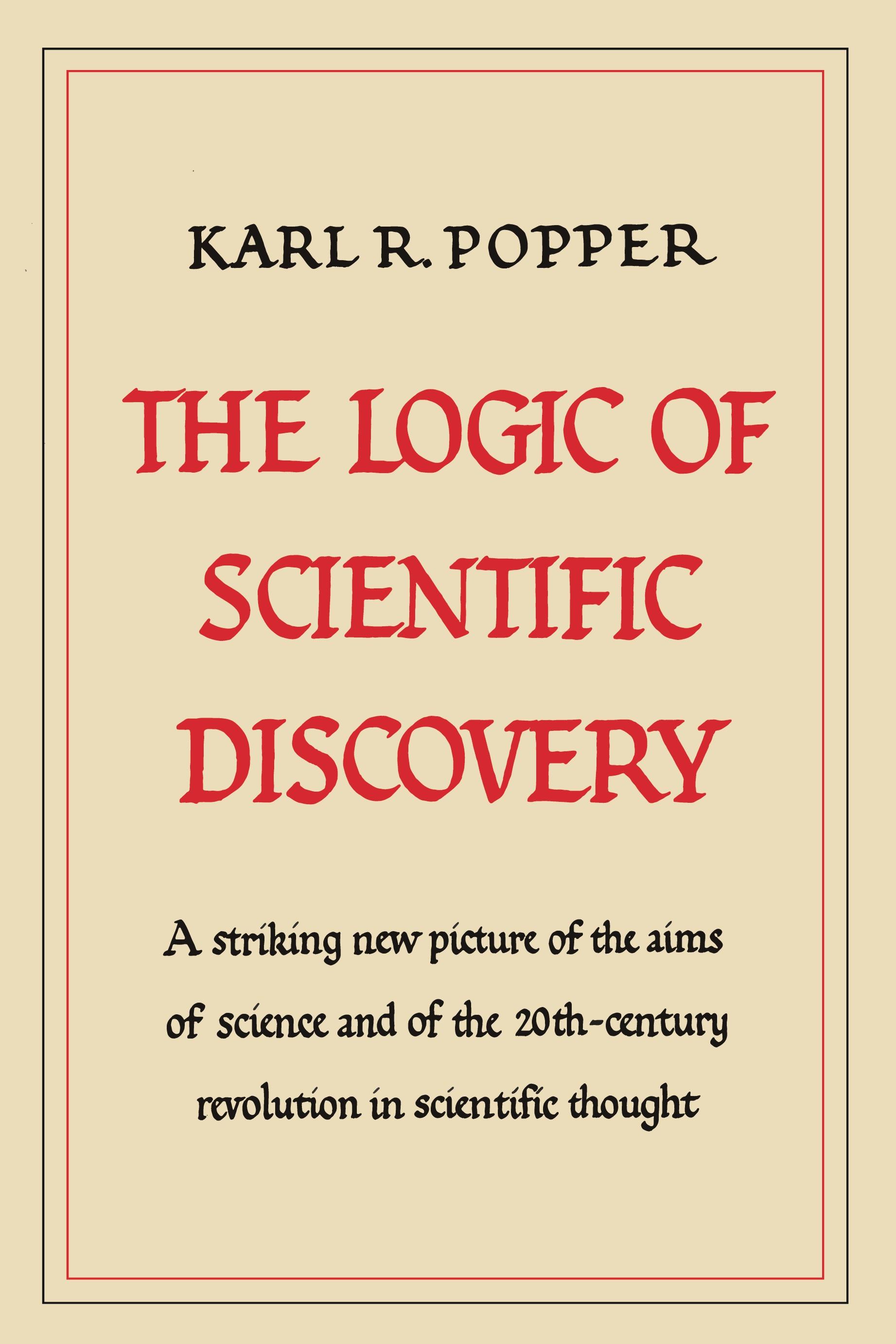Vorderes Coverbild The Logic of Scientific Discovery