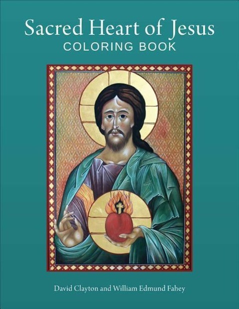 Vorderes Coverbild Sacred Heart of Jesus Coloring Book