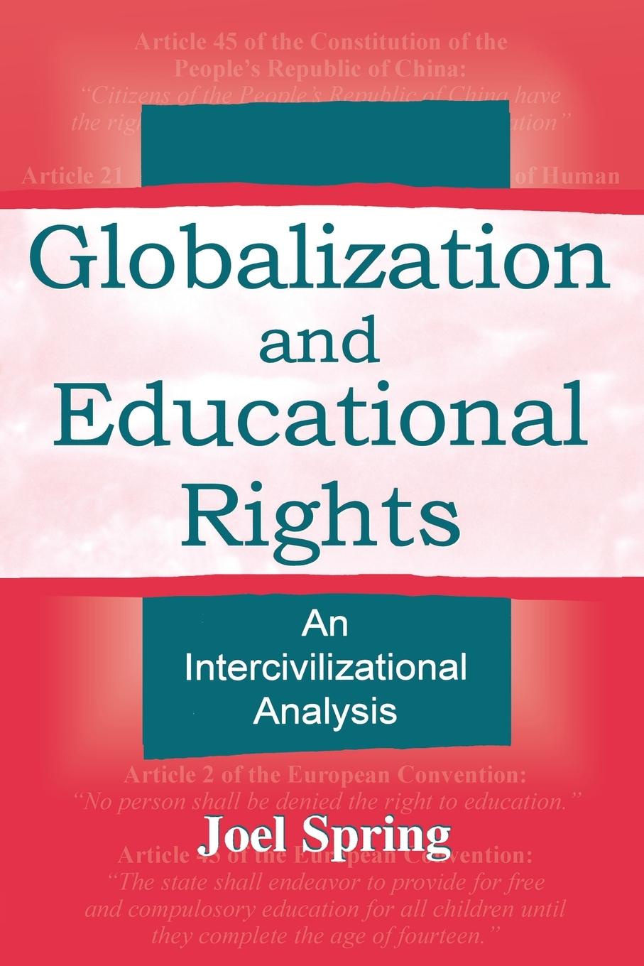 Vorderes Coverbild Globalization and Educational Rights