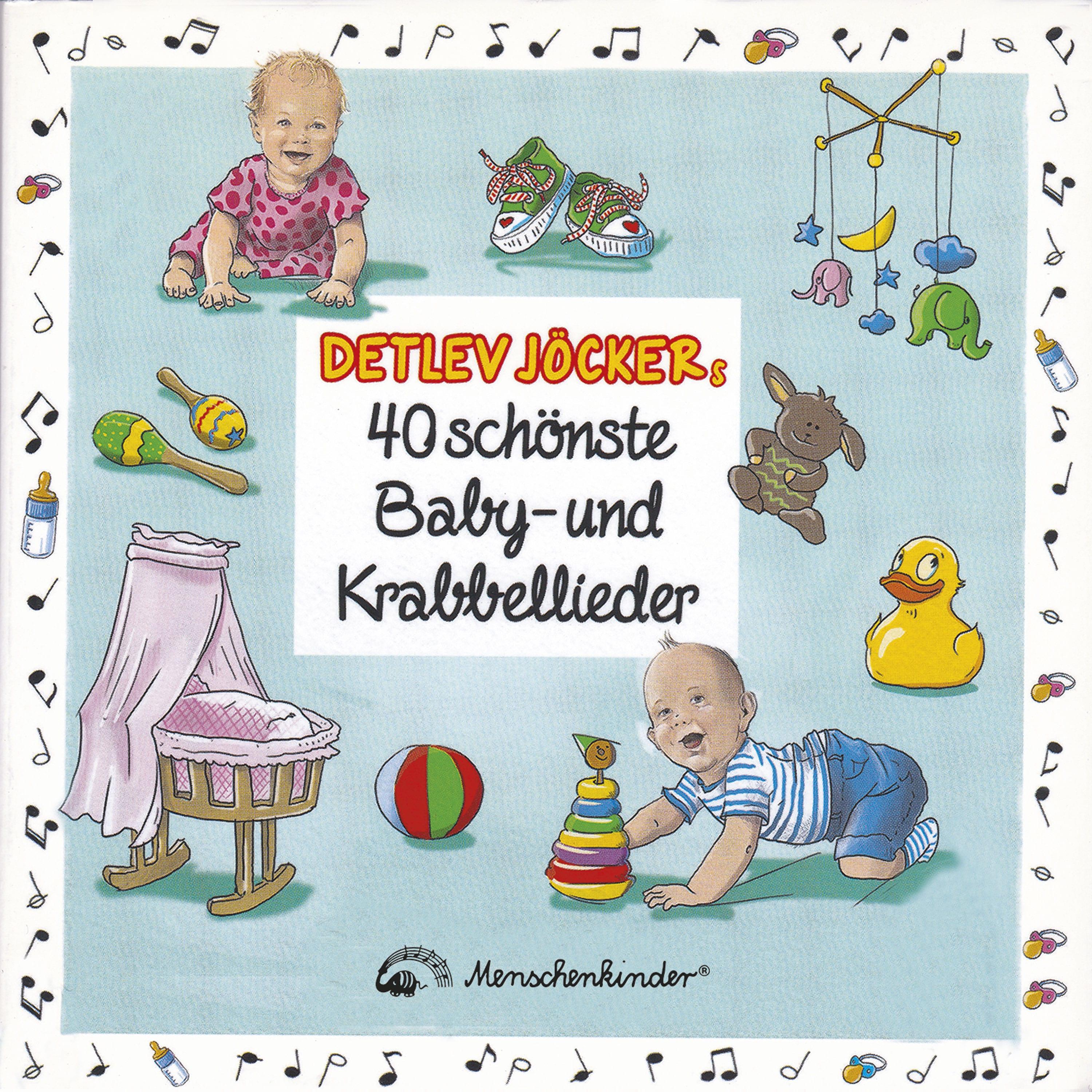 Vorderes Coverbild Detlev Jöckers 40 schönste Baby- und Krabbellieder