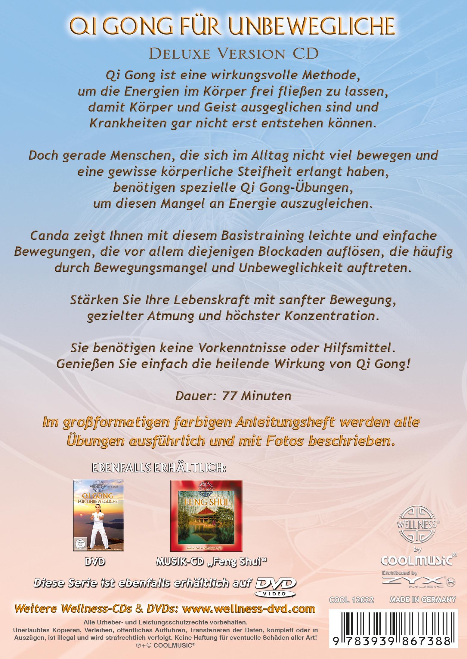 Rückseitencover Qi Gong für Unbewegliche (Deluxe Version CD)