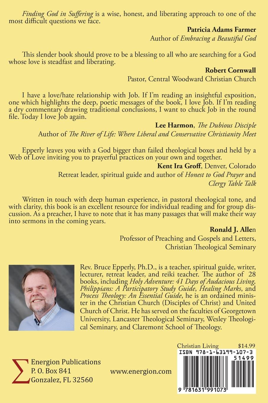 Rückseitencover Finding God in Suffering