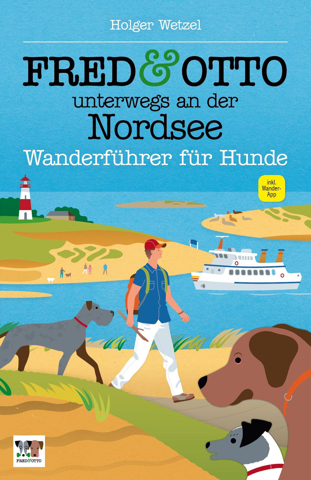 Vorderes Coverbild FRED & OTTO unterwegs an der Nordsee