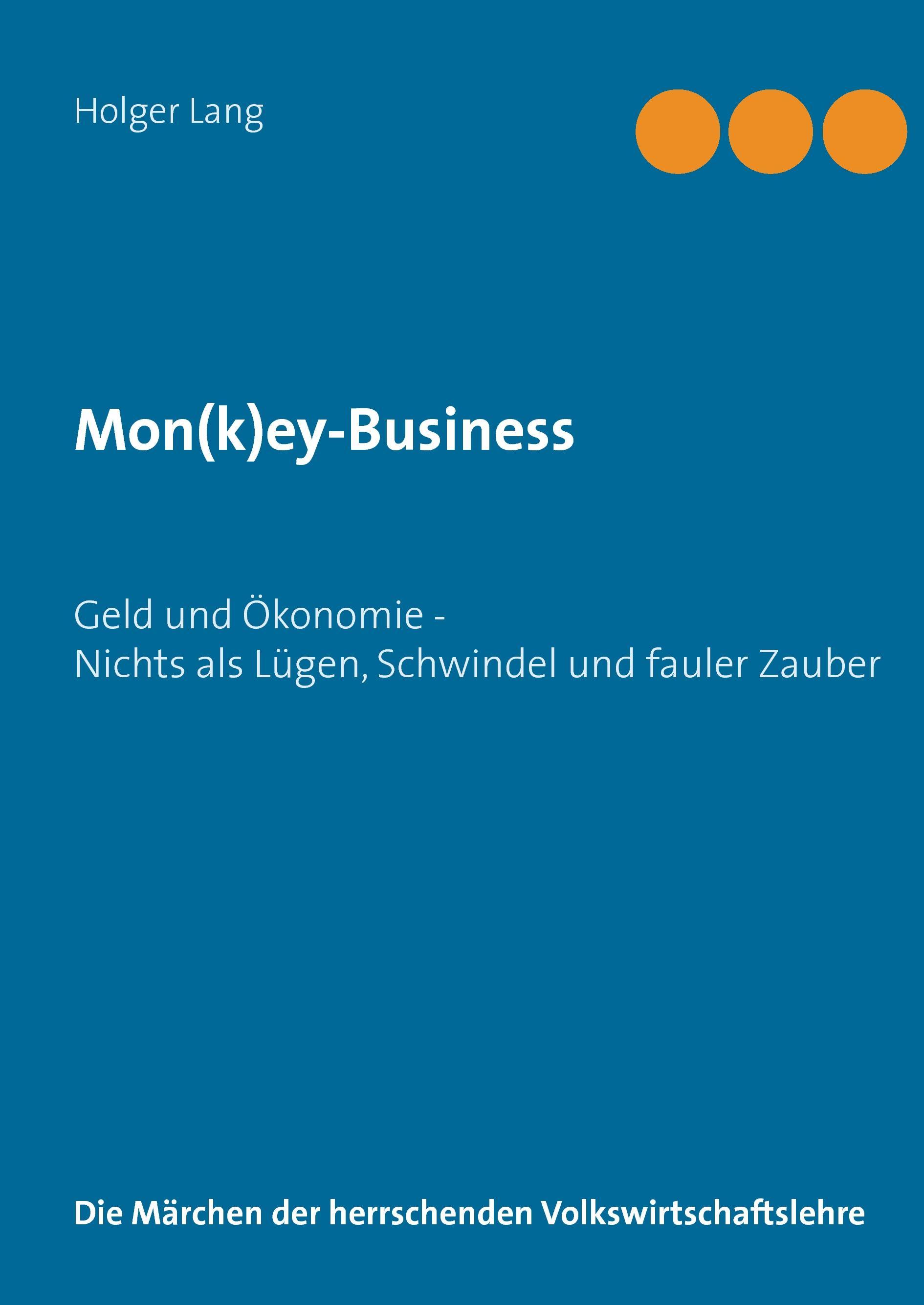 Vorderes Coverbild Mon(k)ey-Business