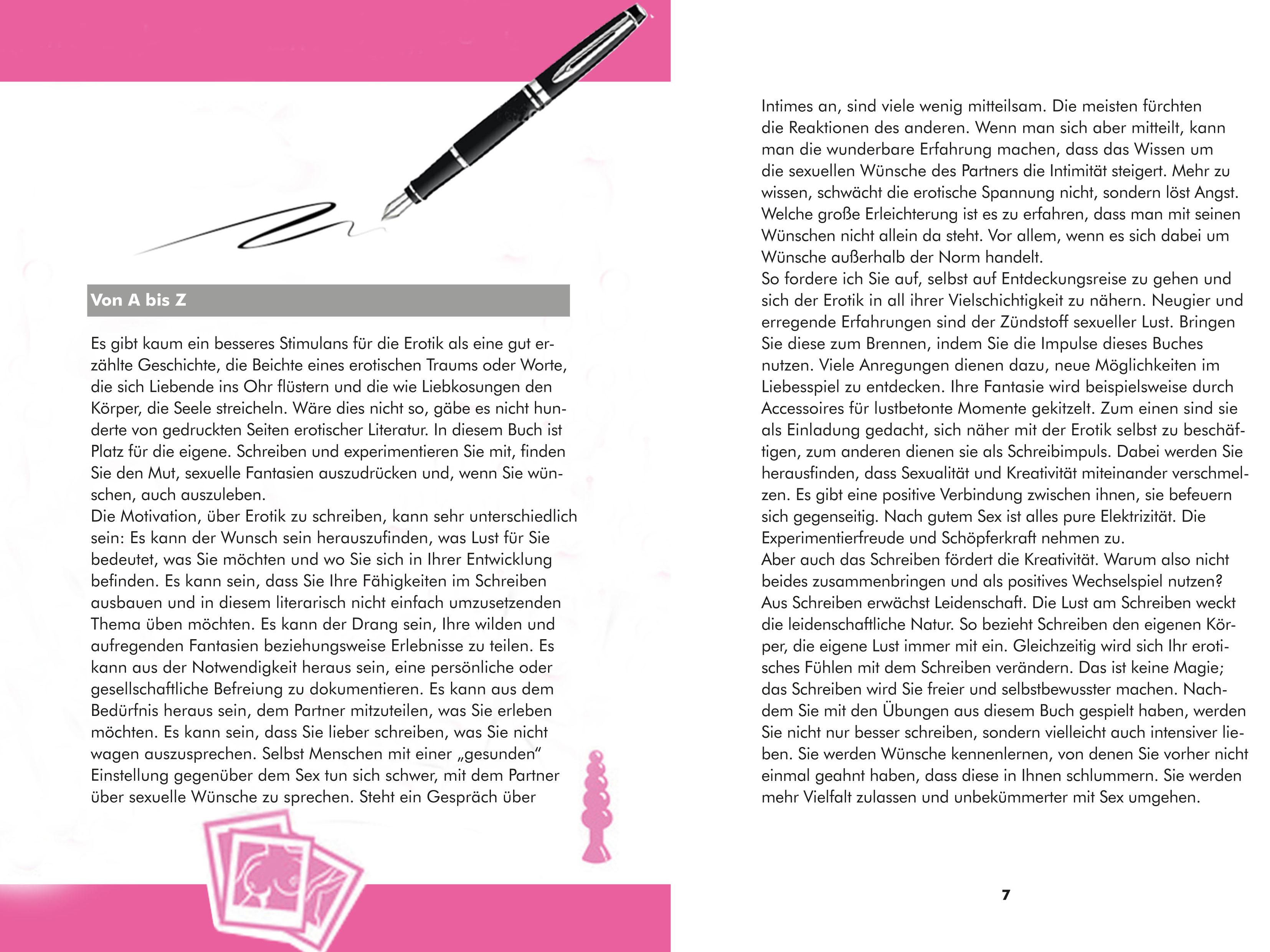 Beispielinhalt (Bild) Dirty Writing. Vom Schreiben schamloser Texte