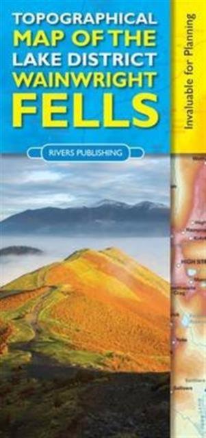 Vorderes Coverbild Topographical Map of the Lake District Wainwright Fells