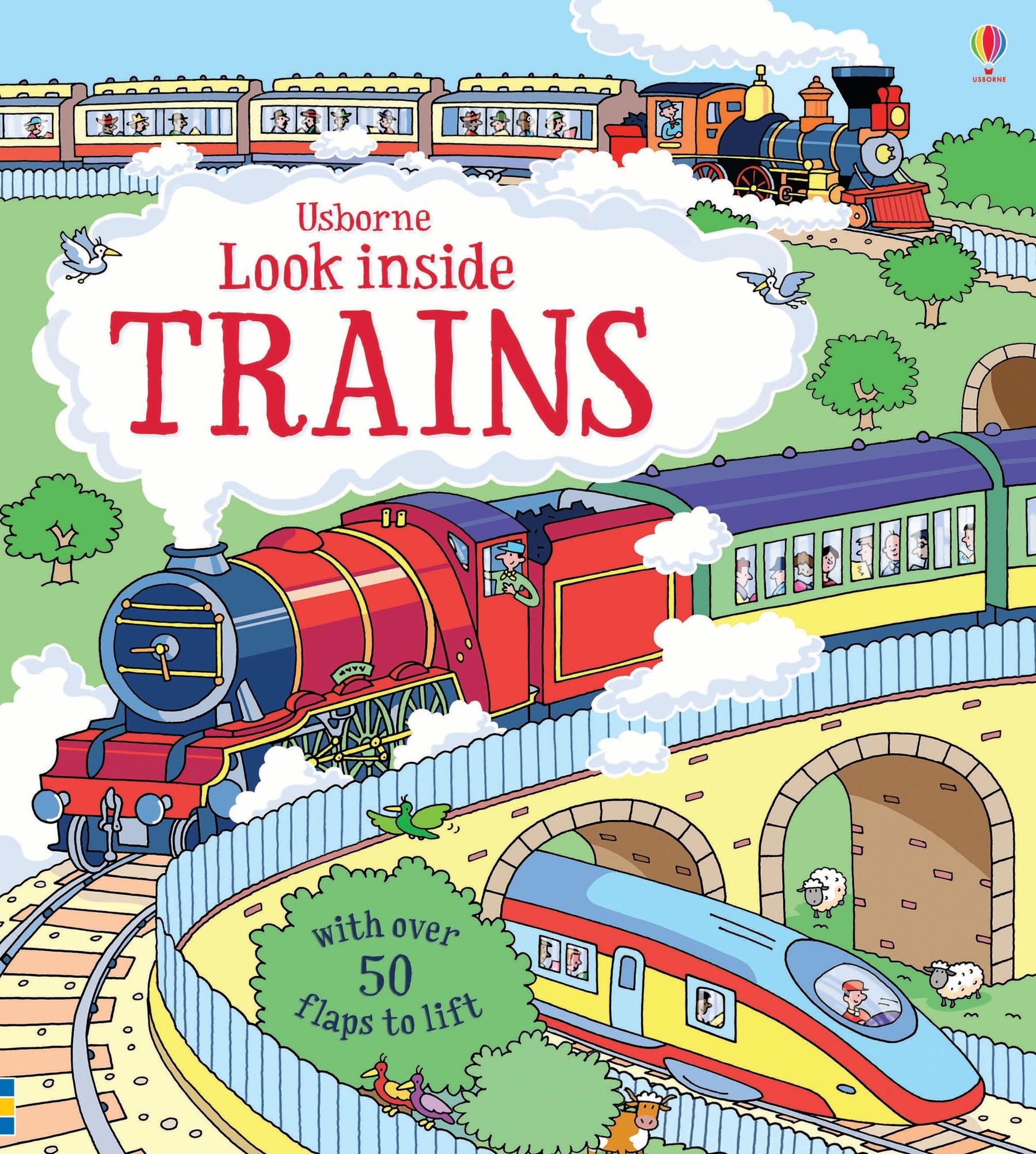 Vorderes Coverbild Look Inside Trains