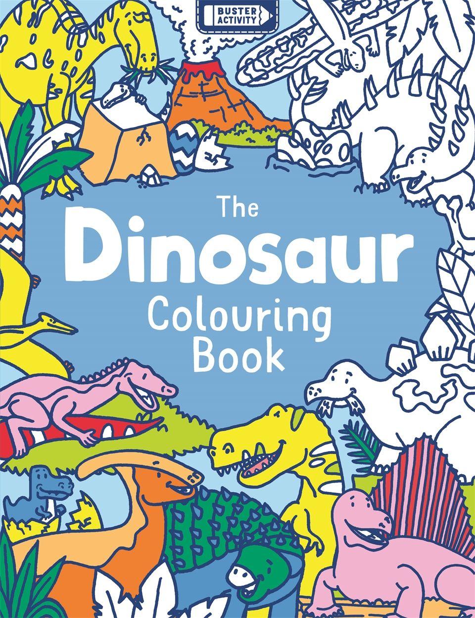 Vorderes Coverbild The Dinosaur Colouring Book