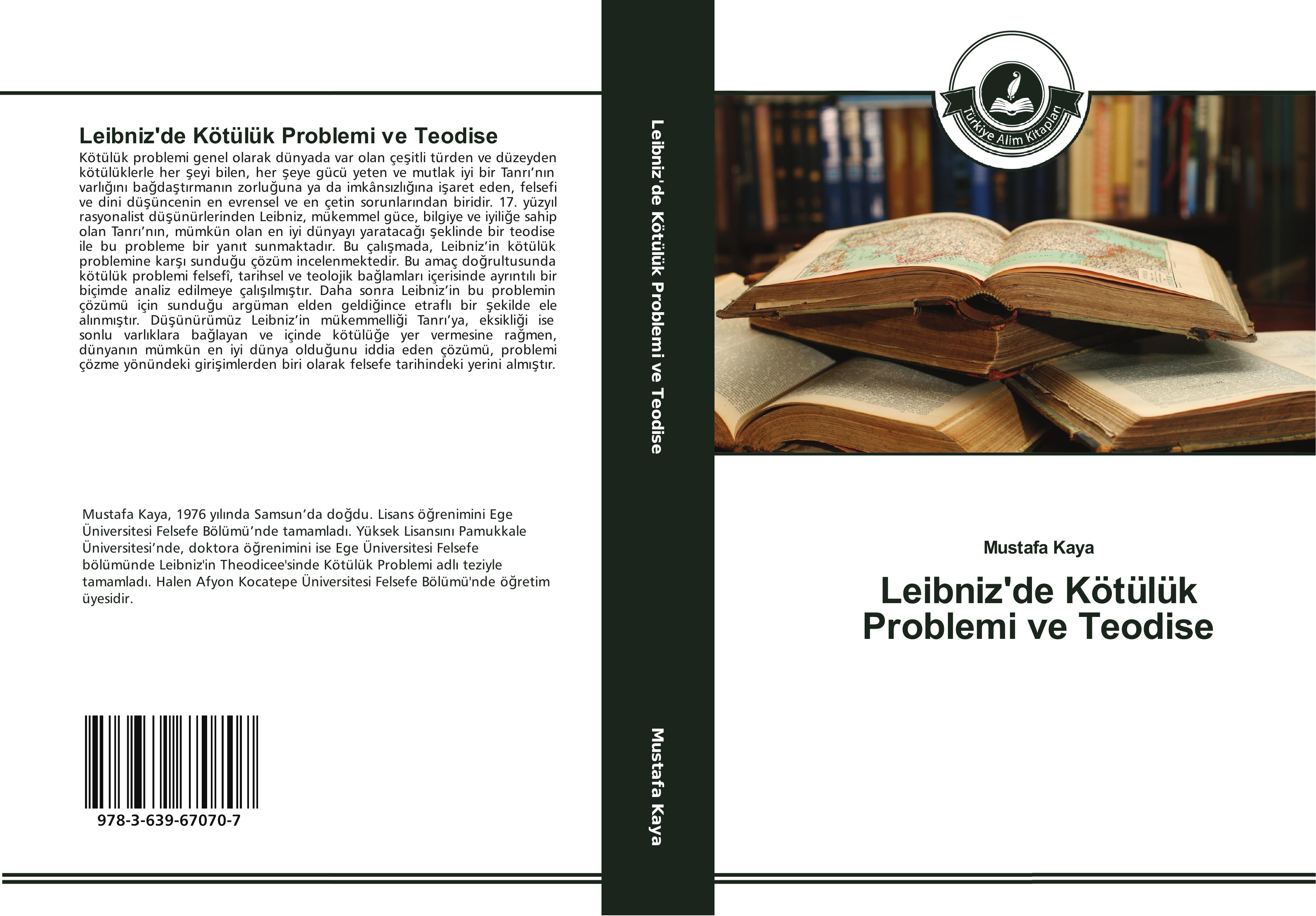 Vorderes Coverbild Leibniz'de Kötülük Problemi ve Teodise