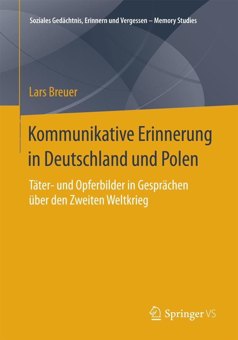 Vorderes Coverbild Kommunikative Erinnerung in Deutschland und Polen
