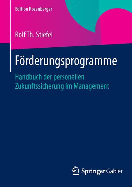 Vorderes Coverbild Förderungsprogramme