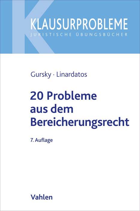 Vorderes Coverbild 20 Probleme aus dem Bereicherungsrecht