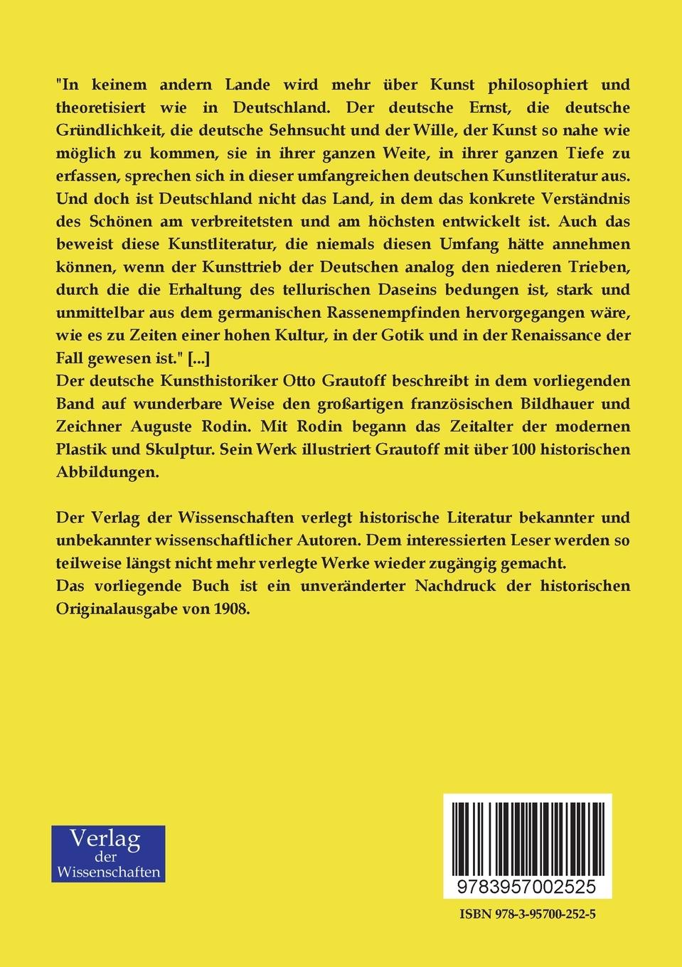 Rückseitencover Auguste Rodin