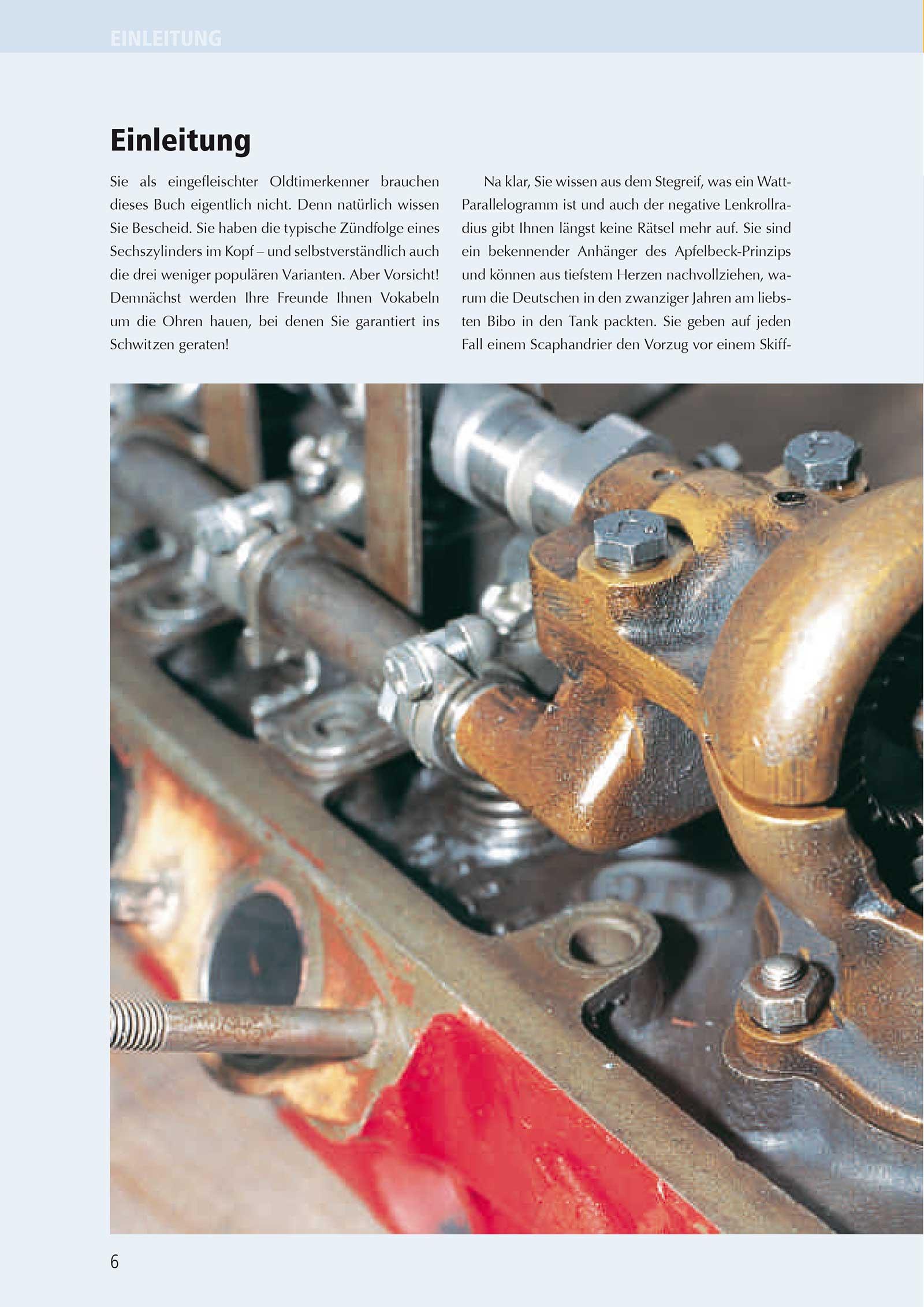 Beispielinhalt (Bild) Lexikon Oldtimer-Technik