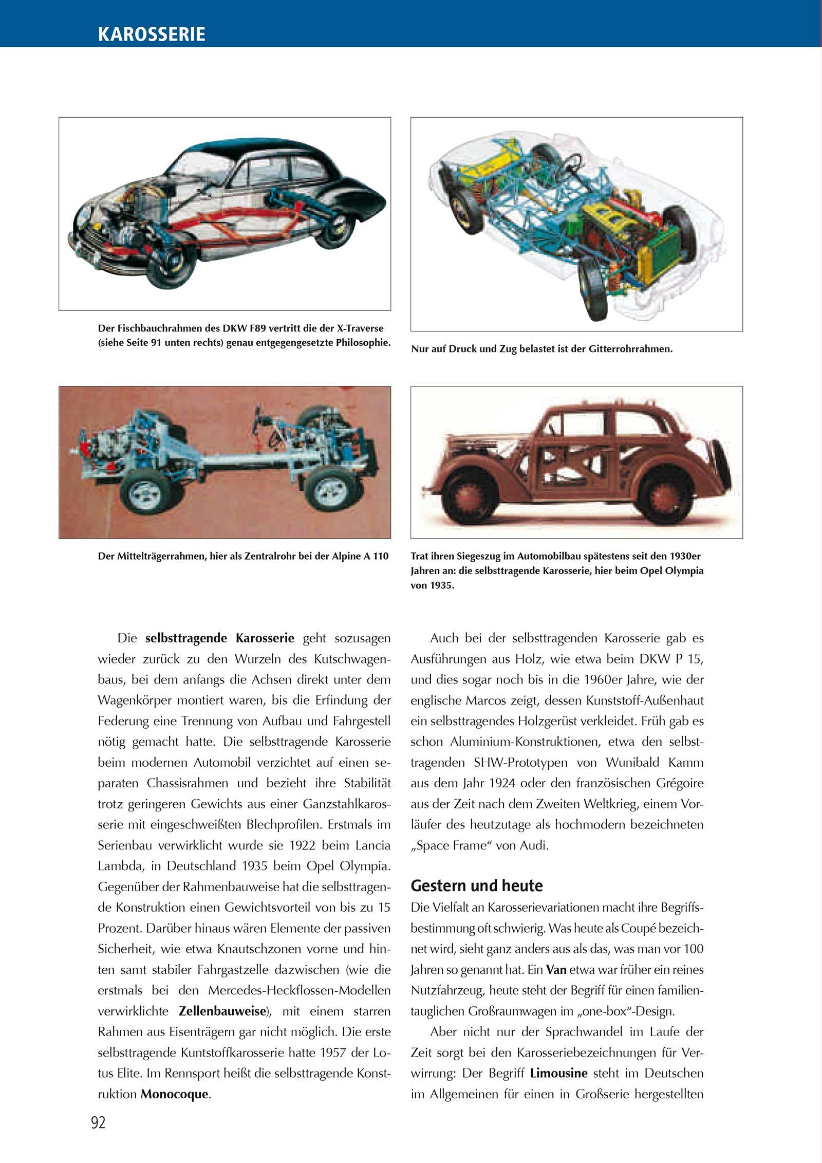 Beispielinhalt (Bild) Lexikon Oldtimer-Technik