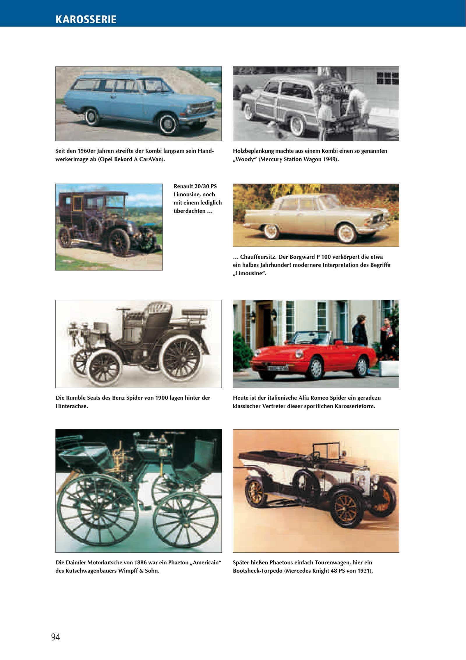 Beispielinhalt (Bild) Lexikon Oldtimer-Technik