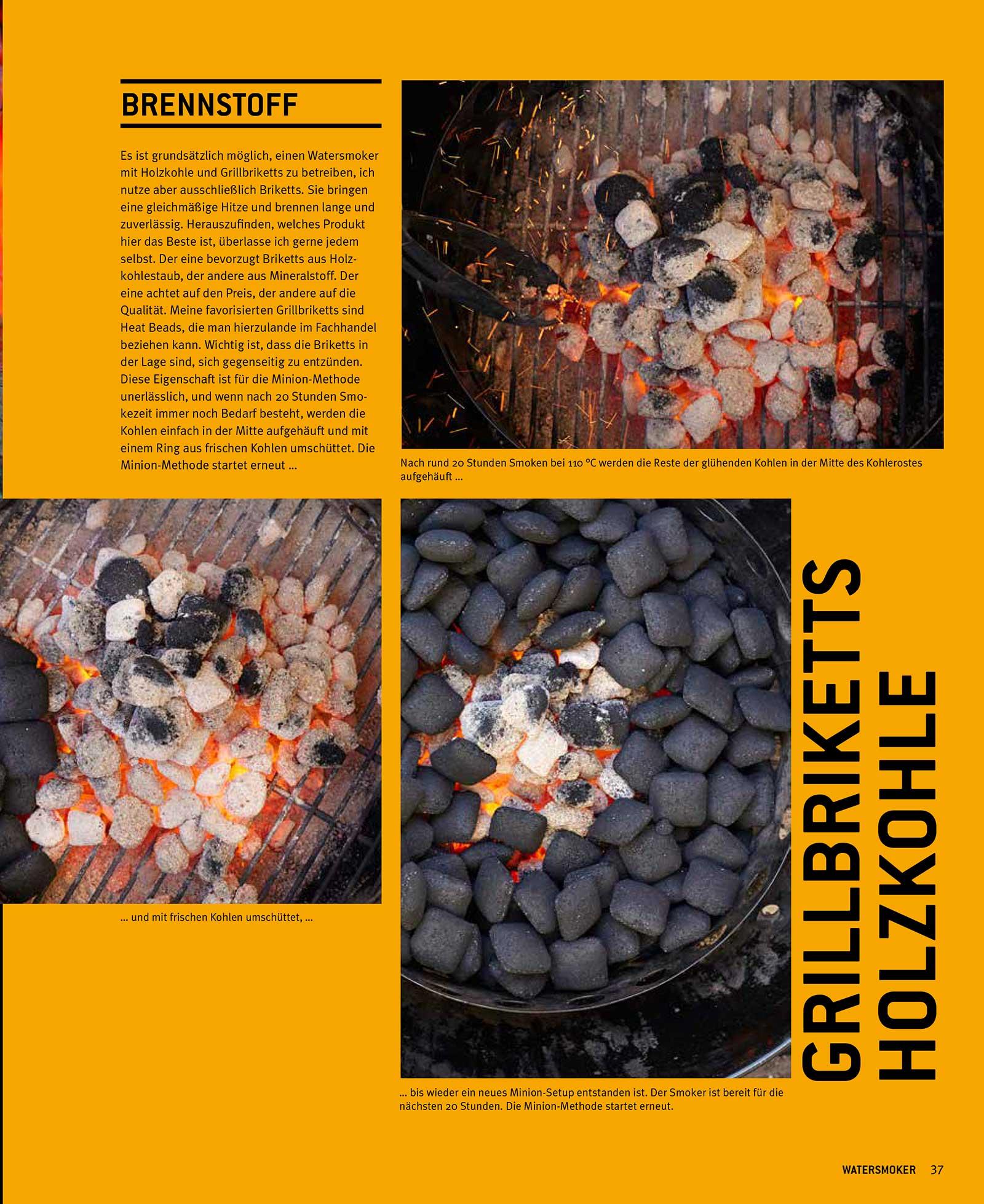 Beispielinhalt (Bild) Das große Watersmoker Buch