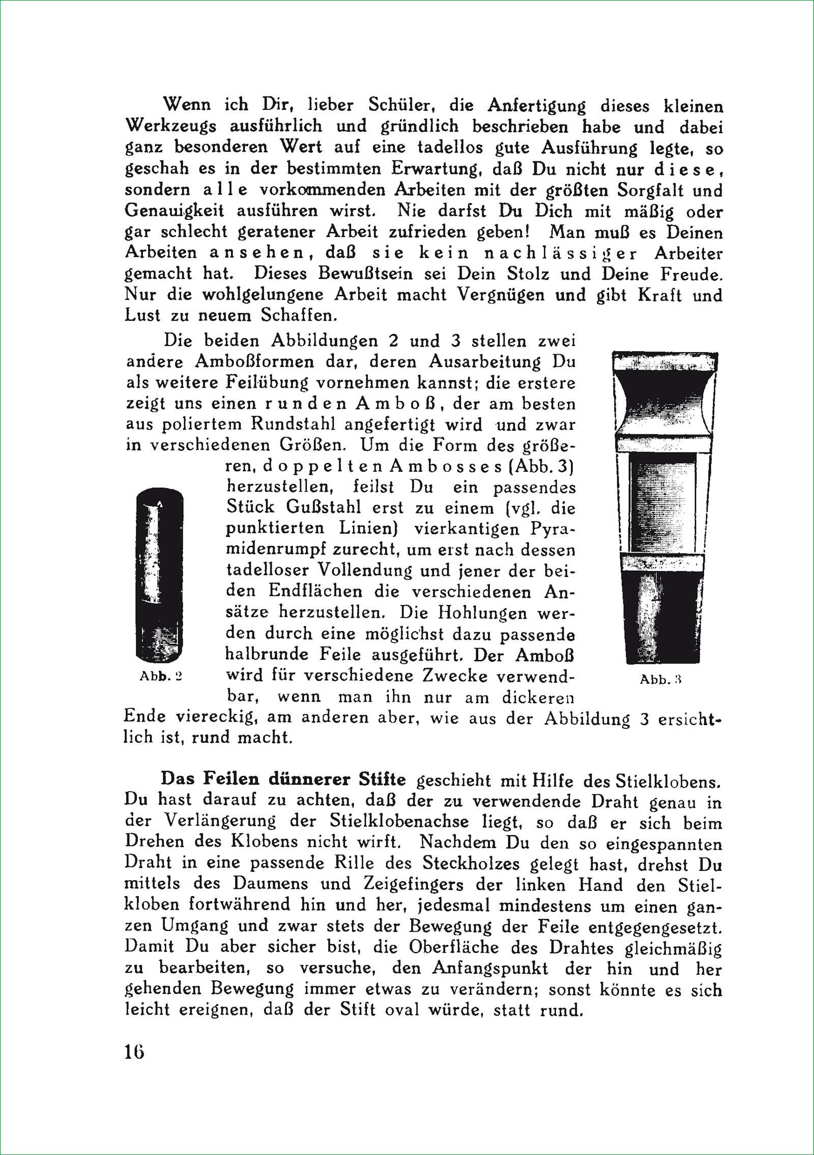 Beispielinhalt (Bild) Leitfaden für die Uhrmacherlehre