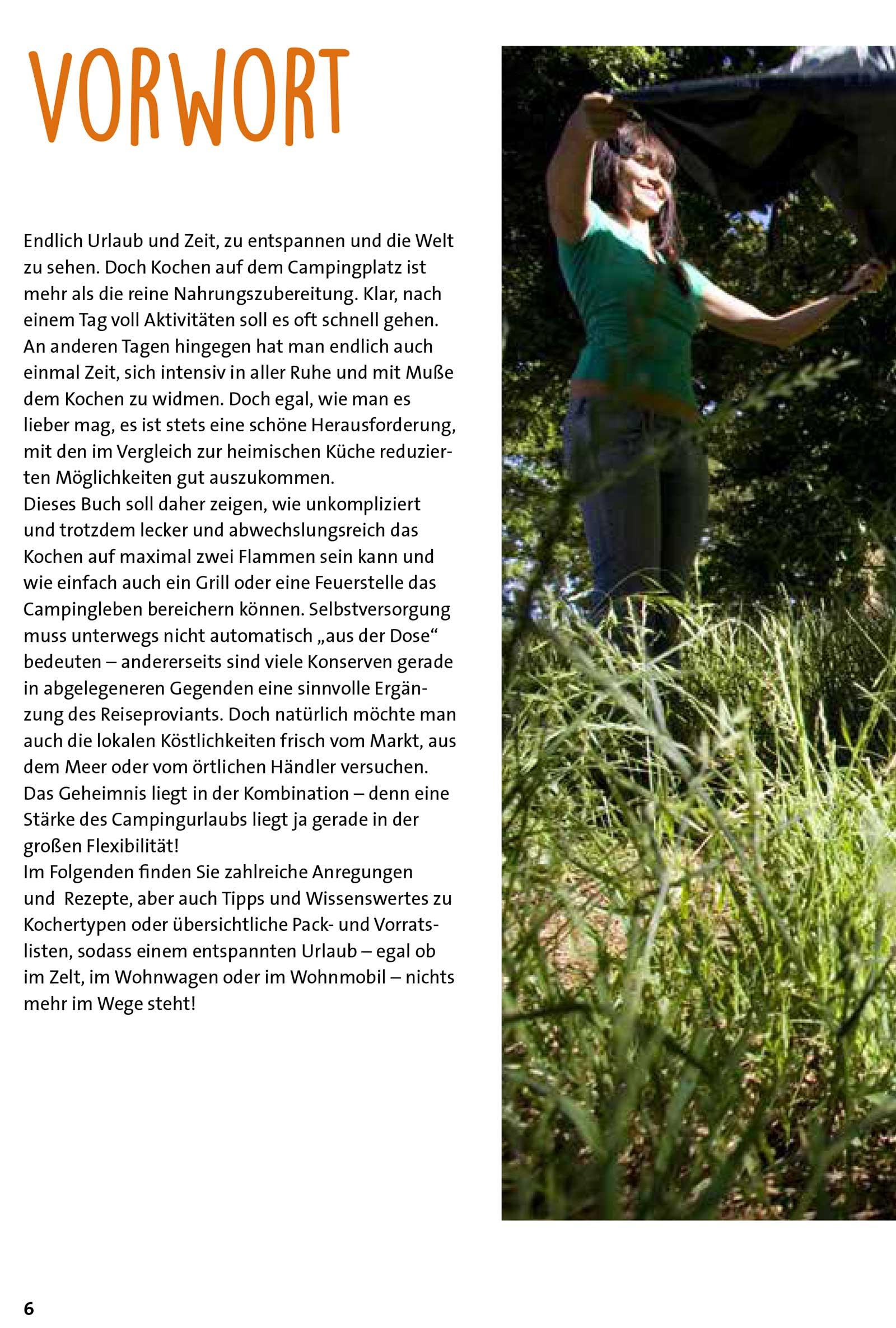 Beispielinhalt (Bild) ADAC - Das Campingkochbuch