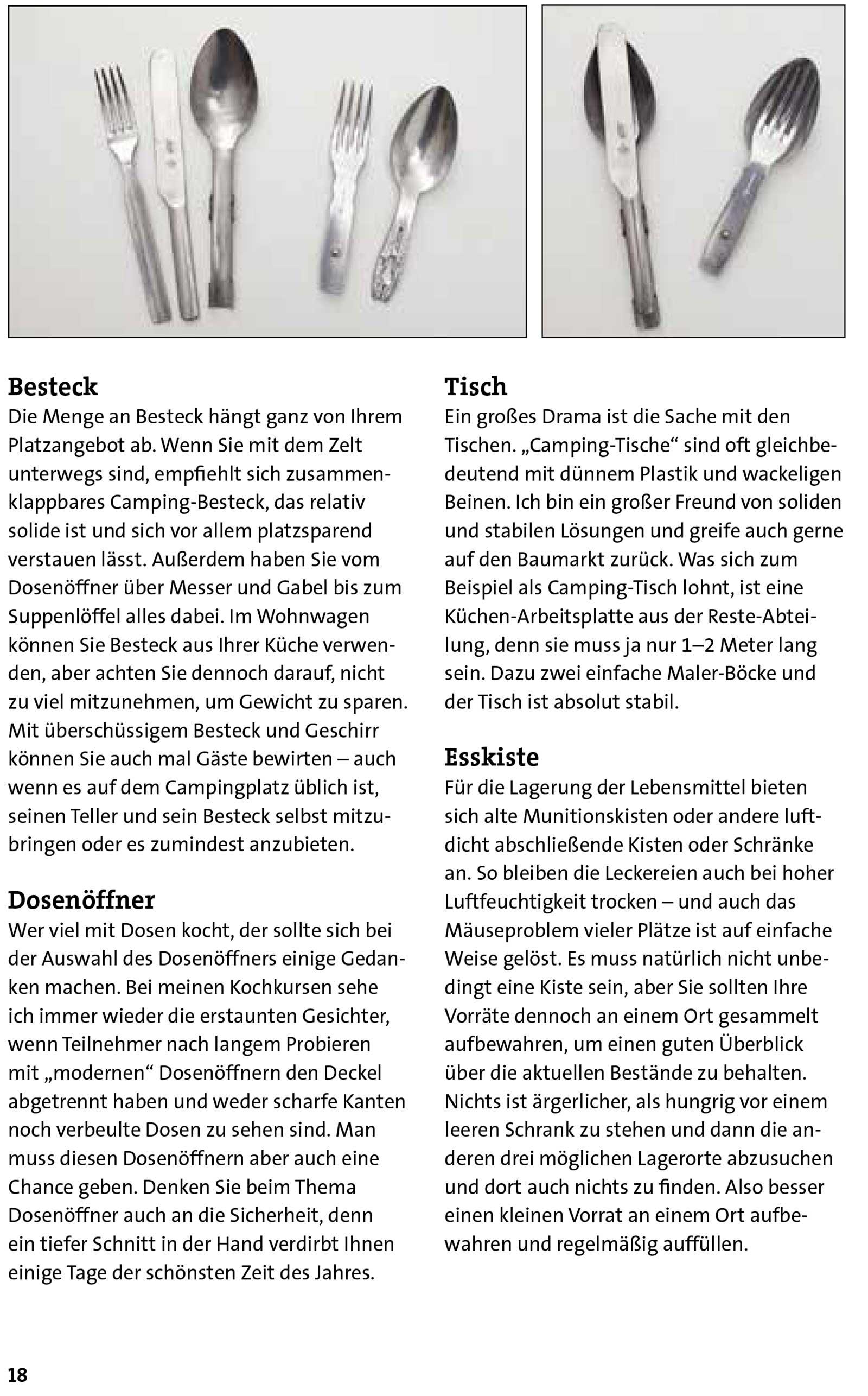 Beispielinhalt (Bild) ADAC - Das Campingkochbuch