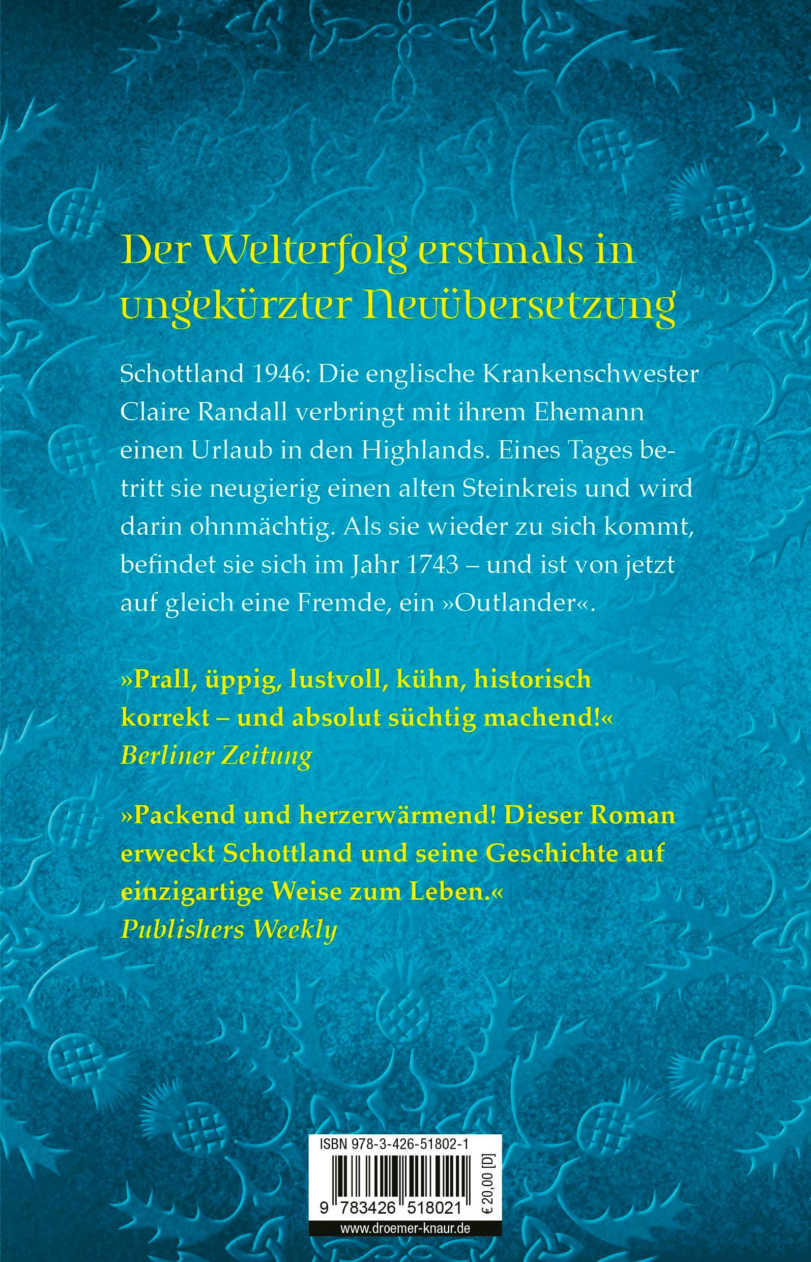 Rückseitencover Outlander - Feuer und Stein
