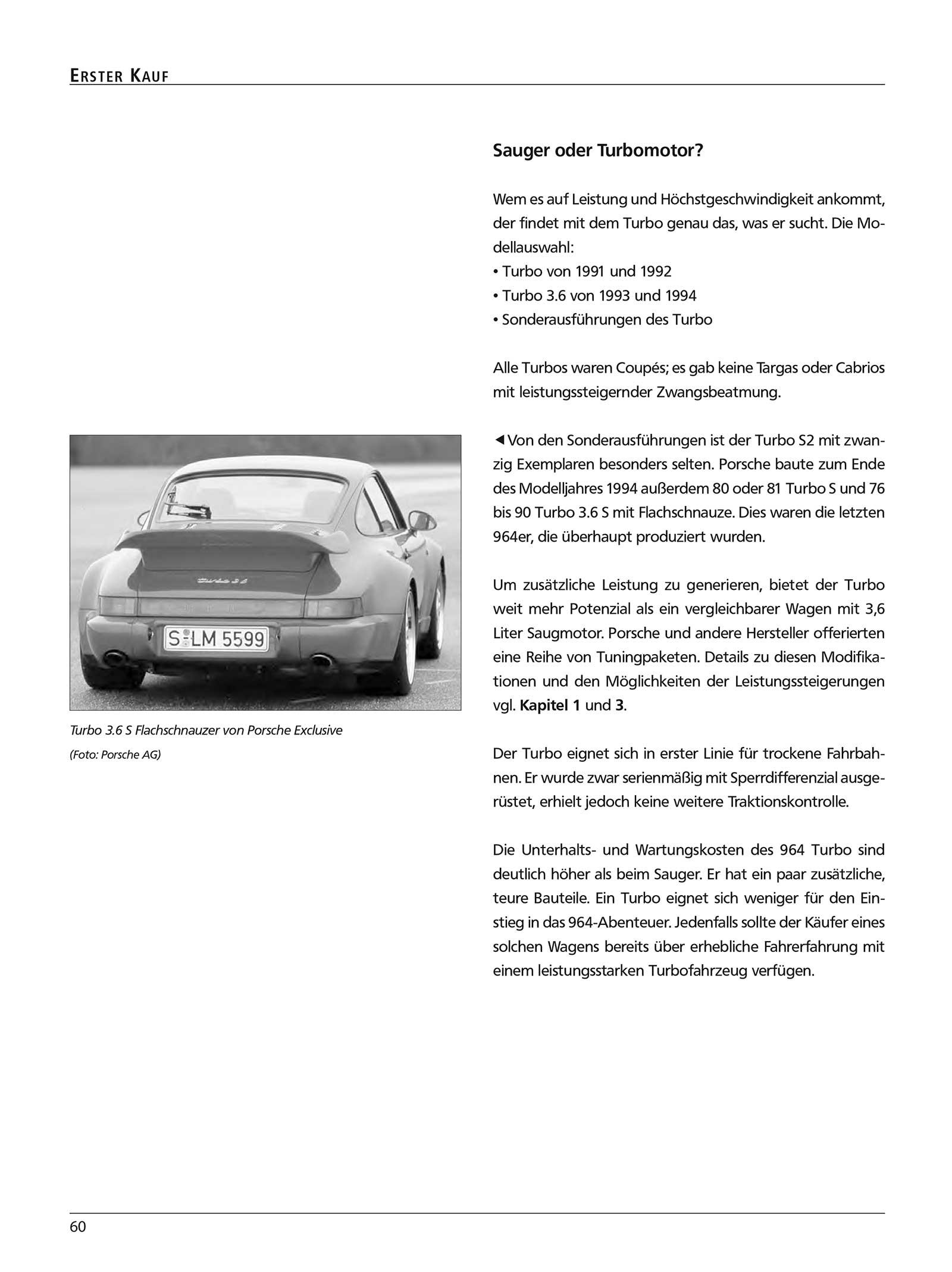 Beispielinhalt (Bild) Handbuch Porsche 911 Typ 964