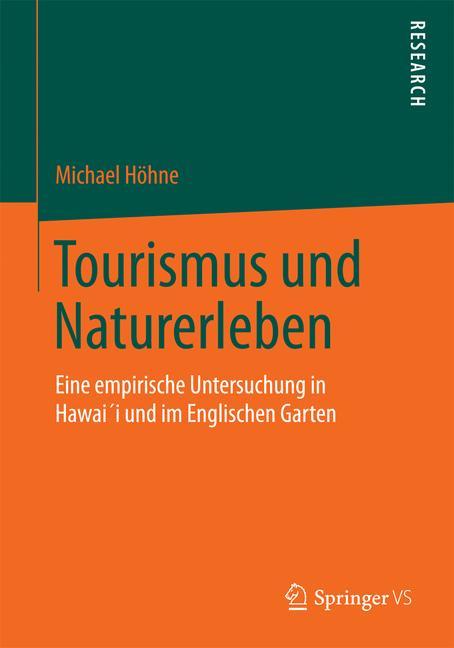Vorderes Coverbild Tourismus und Naturerleben