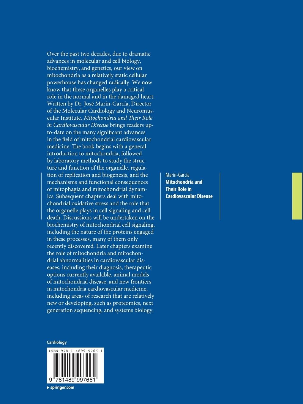 Rückseitencover Mitochondria and Their Role in Cardiovascular Disease