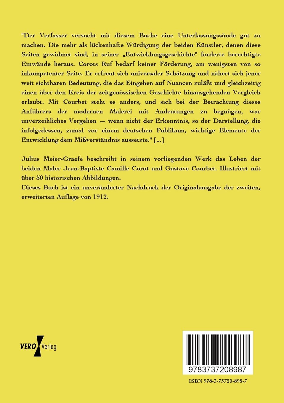 Rückseitencover Corot und Courbet