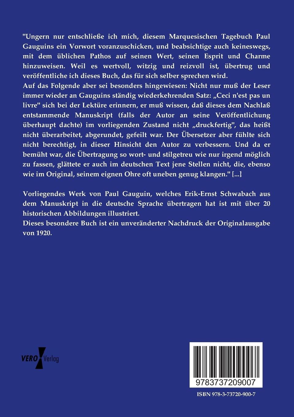 Rückseitencover Paul Gauguin: Vorher und Nachher