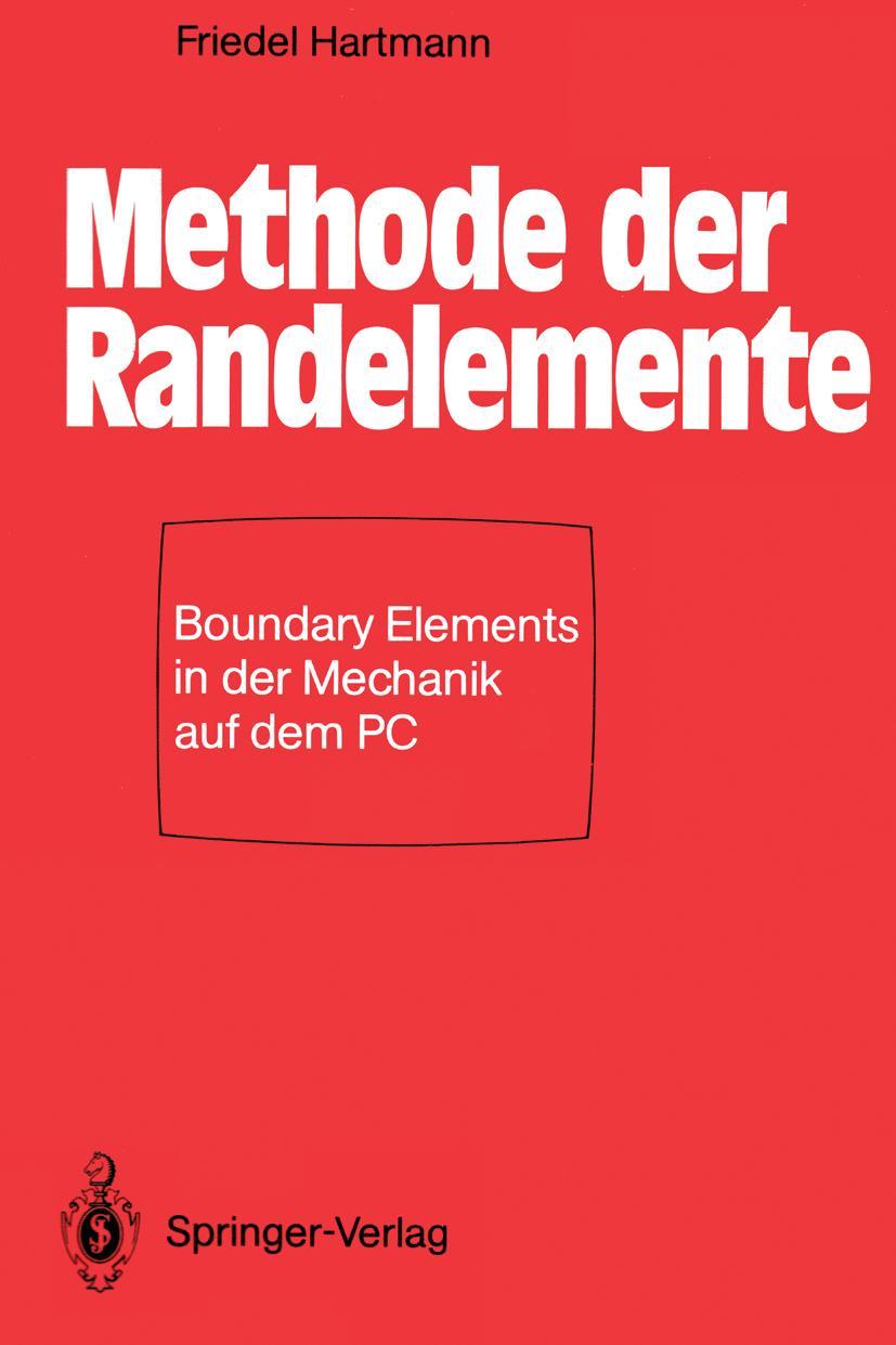 Vorderes Coverbild Methode der Randelemente