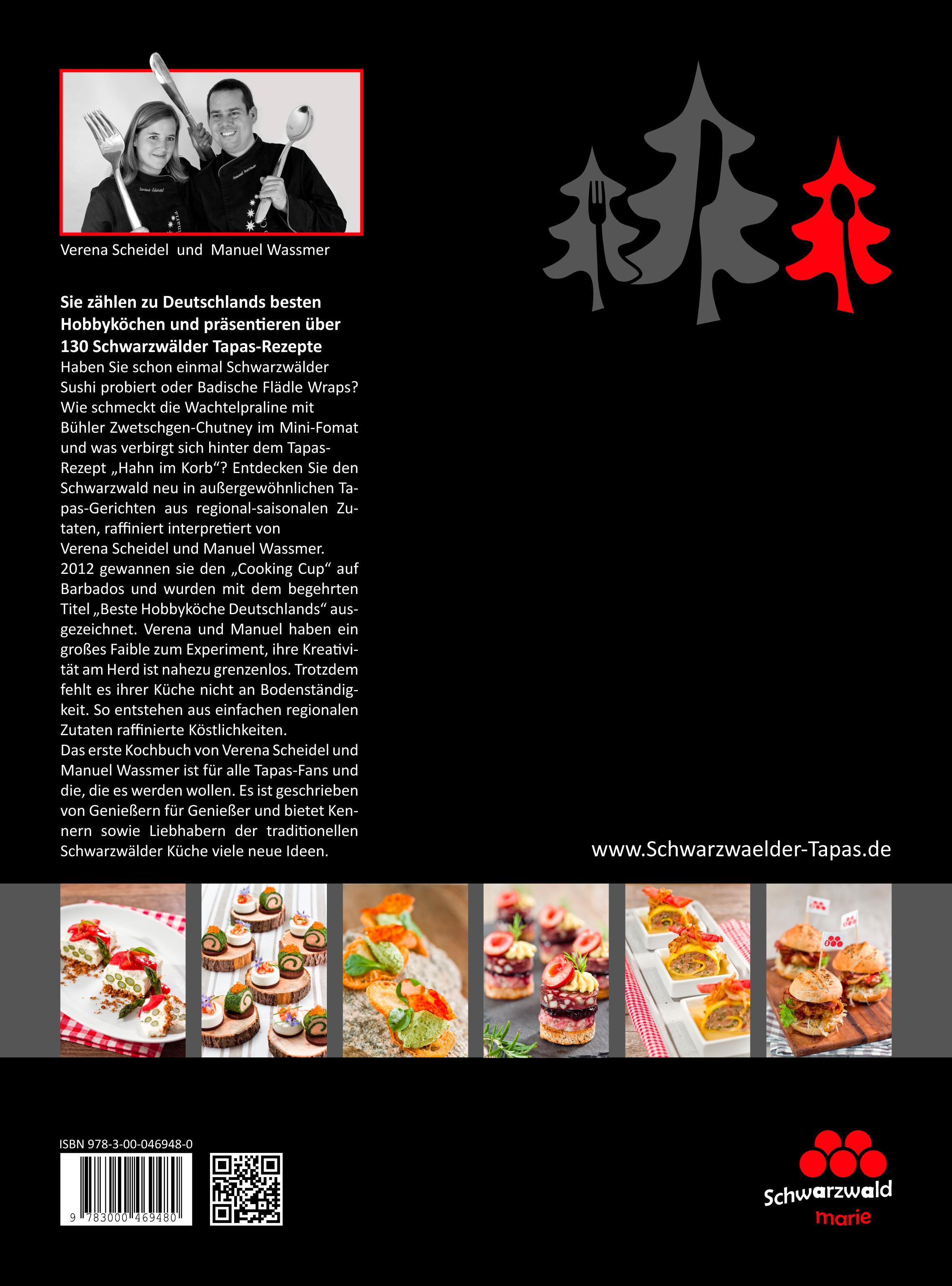 Rückseitencover Schwarzwälder Tapas - Das Kochbuch