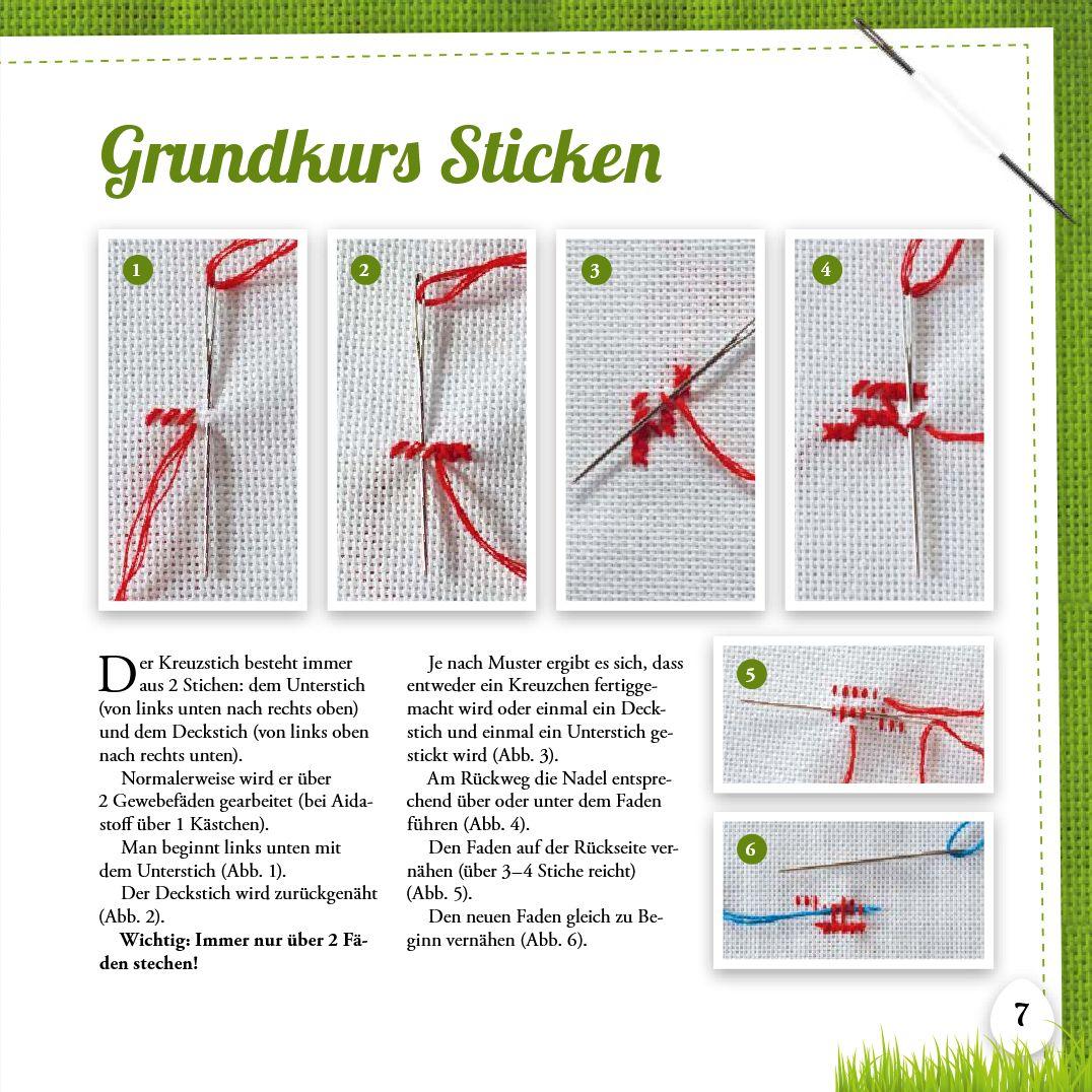 Beispielinhalt (Bild) Ostereier schön bestickt