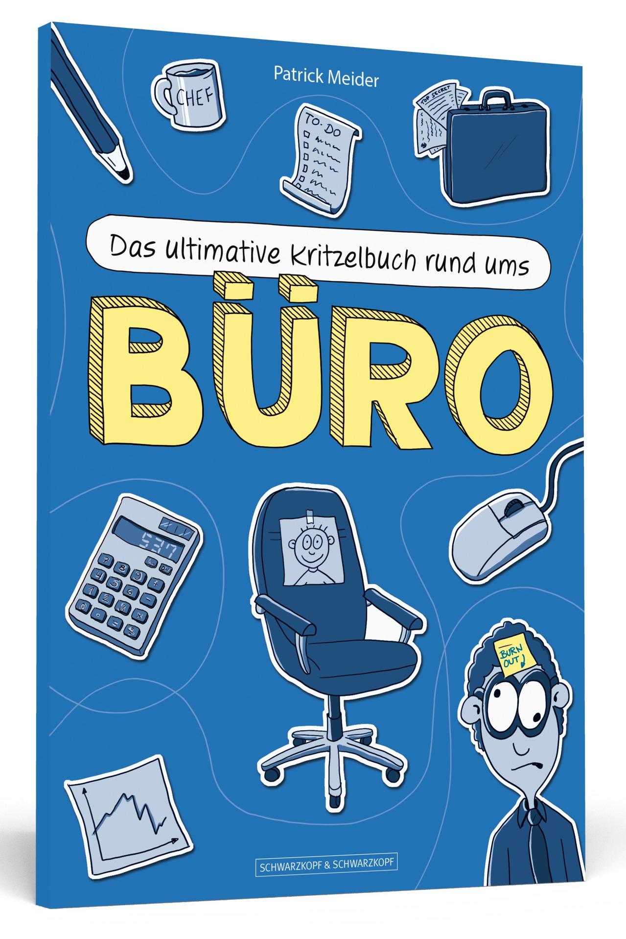 Vorderes Coverbild Das ultimative Kritzelbuch rund ums Büro