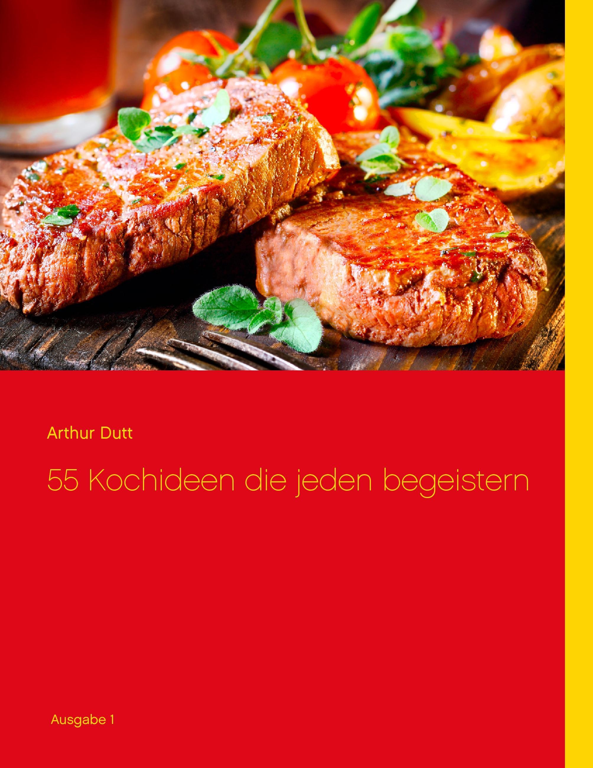 Vorderes Coverbild 55 Kochideen  die jeden begeistern